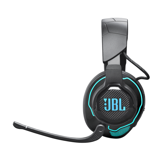 JBL Quantum 910 Wireless - Black - Wireless over-ear performance gaming headset with head  tracking-enhanced, Active Noise Cancelling and Bluetooth - Left image number null